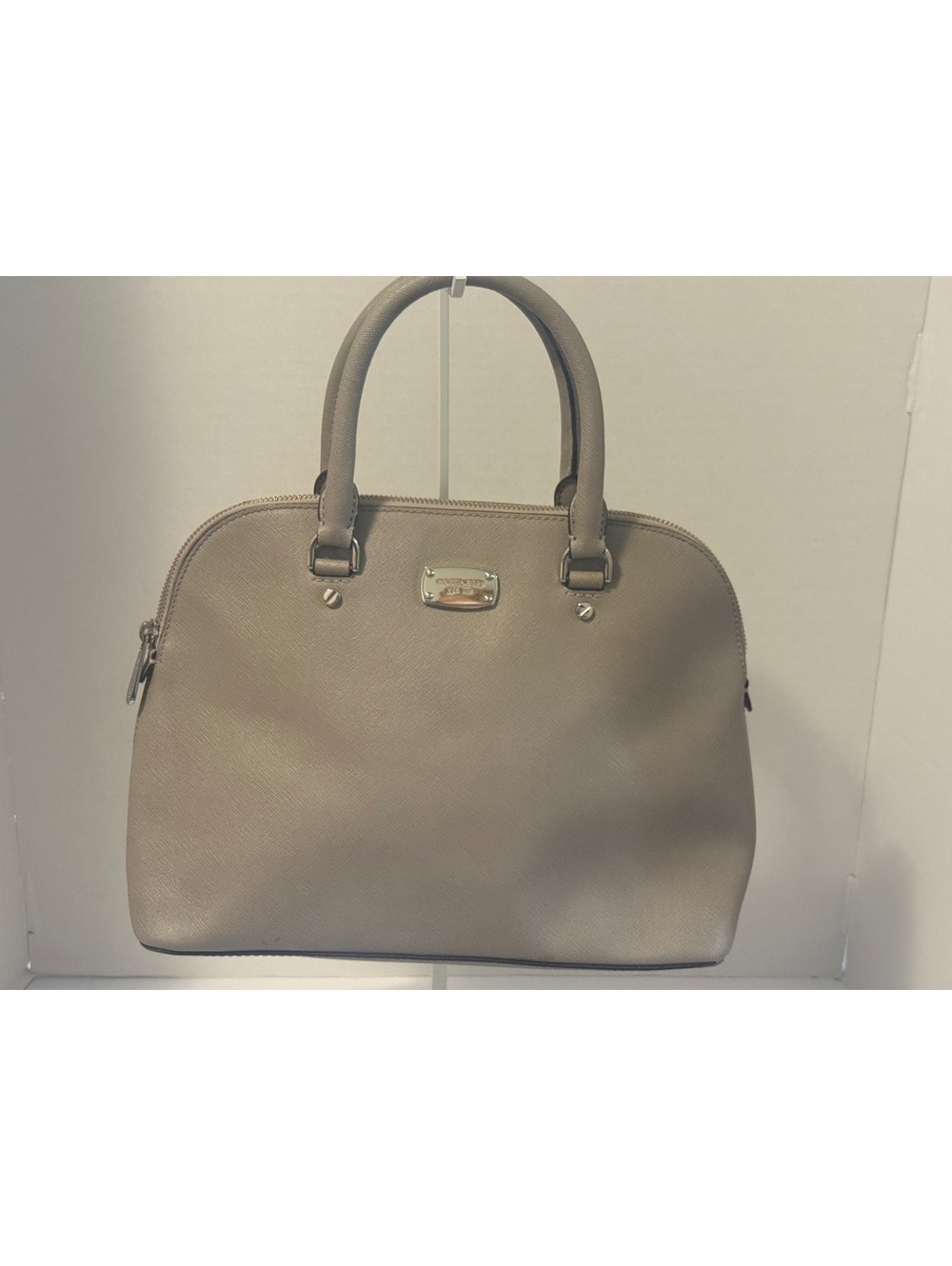 Michael Kors gray satchel handbag